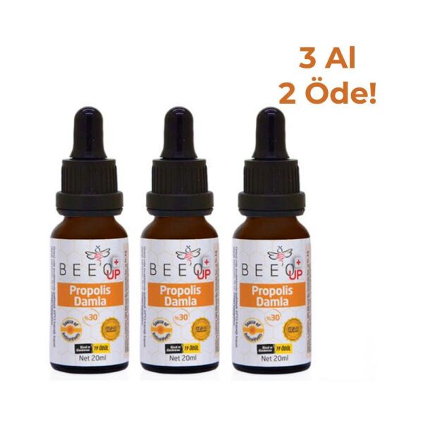 Bee'o Up Propolis Damla 20 ml (3 Al 2 Öde)