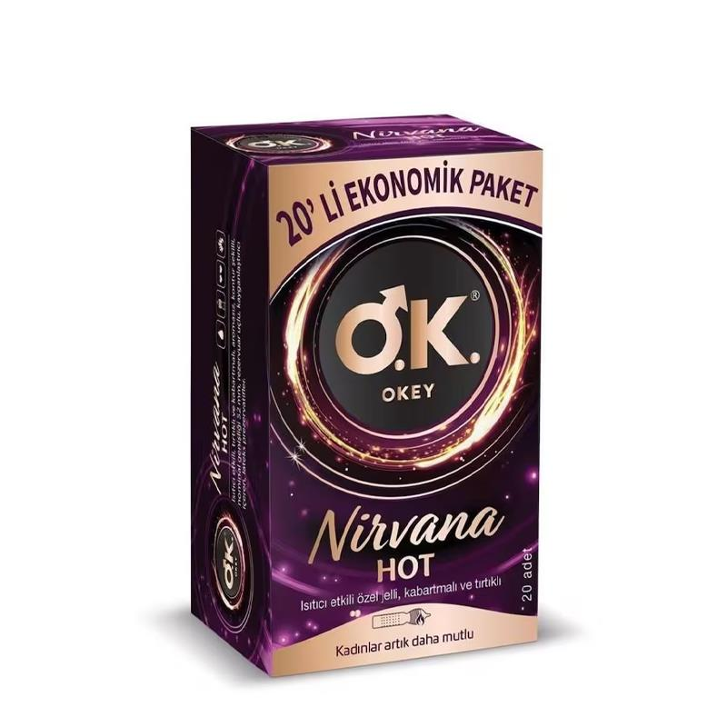Okey Nirvana Hot Prezervatif 20 Adet