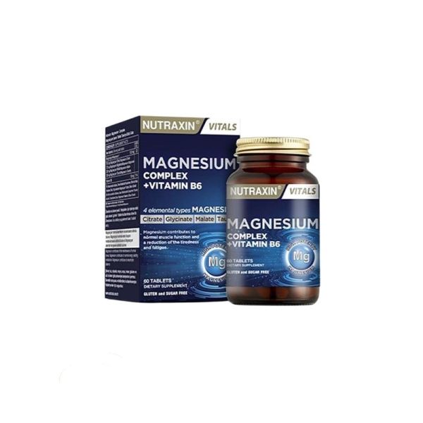Nutraxin Magnesium Complex Vitamin B6 60 Tablet