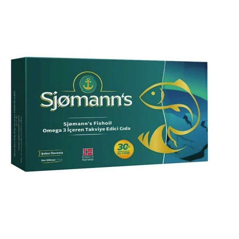 Sjomann's Fishoil Tablet 30 lu