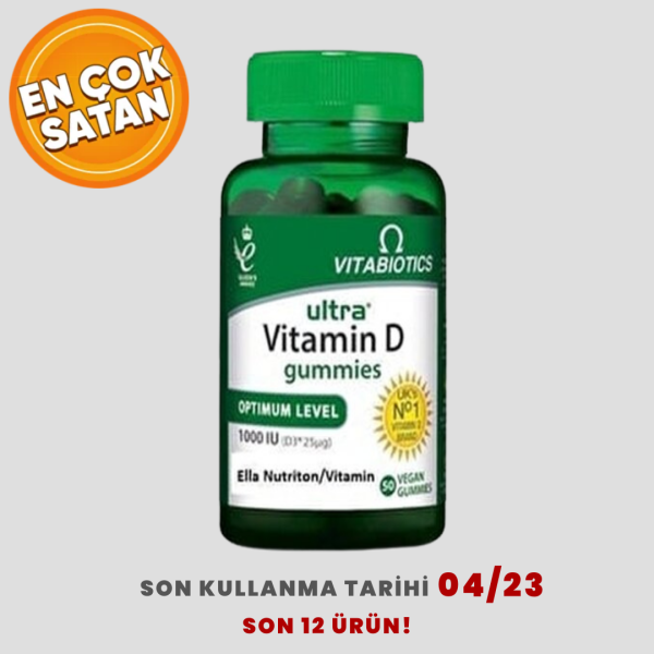Vitabiotics Ultra Vitamin D Gummies 50 Çiğnenebilir Kapsül