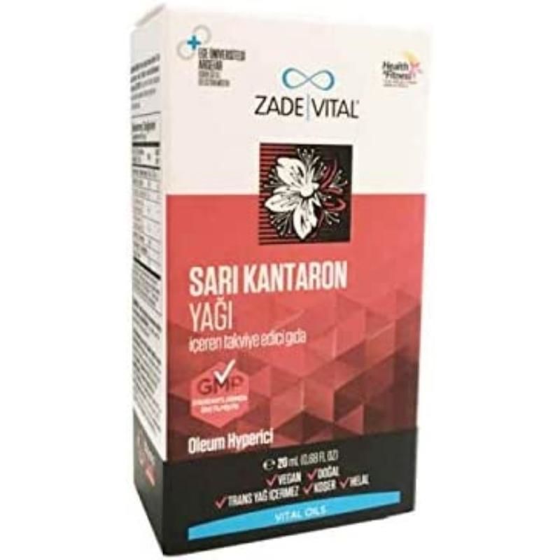 Zade Vital Sarı Kantaron Yağı İçeren Takviye Edici Gıda 20 ml