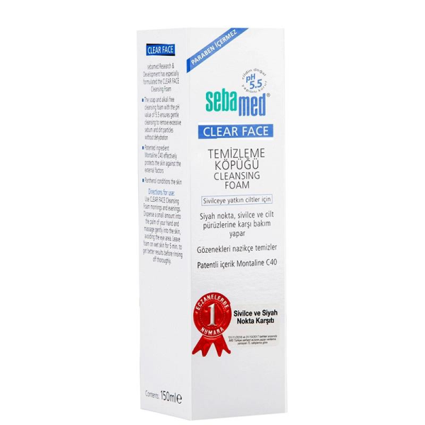Sebamed Clear Face Yüz Temizleyici Köpük 150 ml
