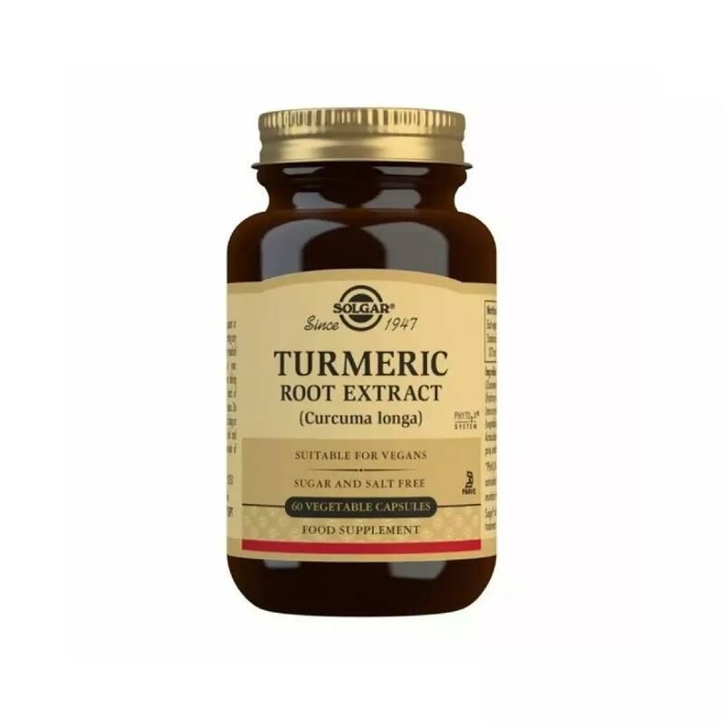 Solgar Turmeric Root Extract 60 Kapsül