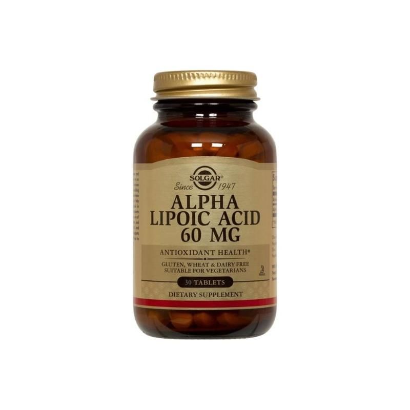 Solgar Alpha Lipoic Acid 60 mg 30 Kapsül