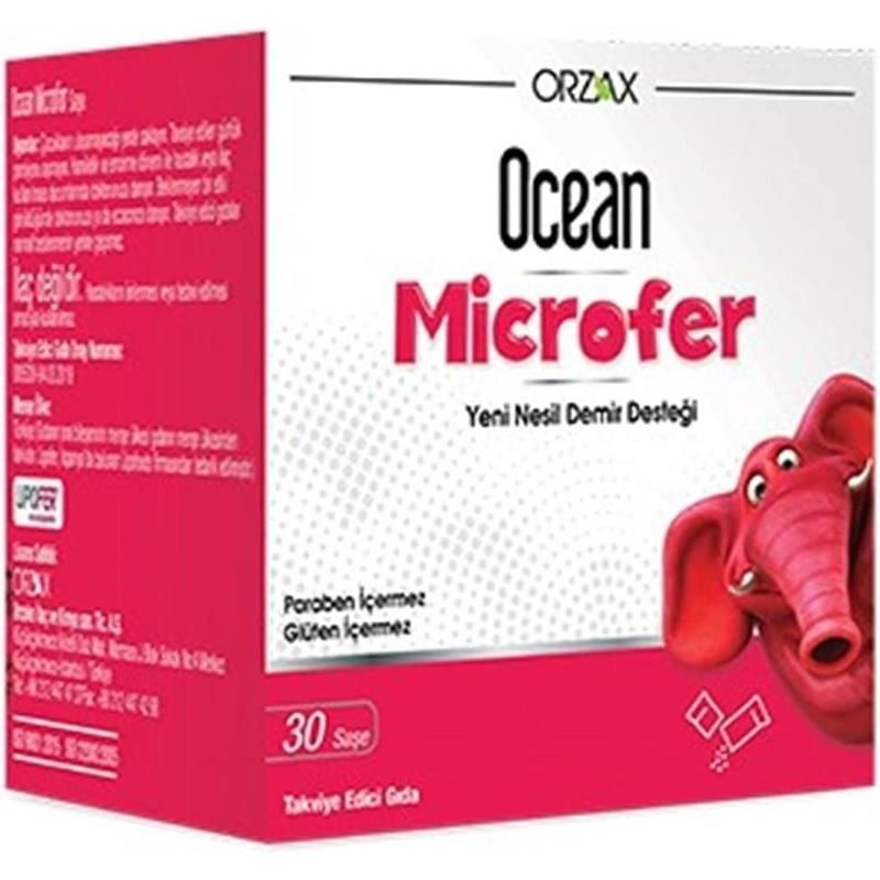 Orzax Ocean Microfer Takviye Edici Gıda 30 Saşe