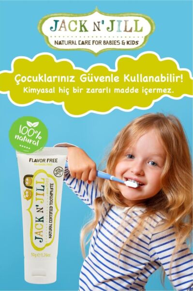 Jack And Jill Kids Doğal Diş Macunu 50 gr