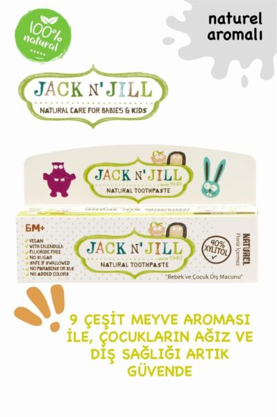 Jack And Jill Kids Doğal Diş Macunu 50 gr