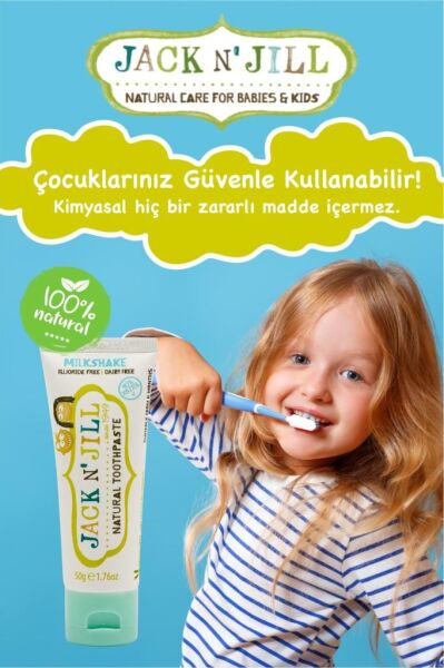 Jack N'Jill Milkshake Aromalı Macun 50 gr