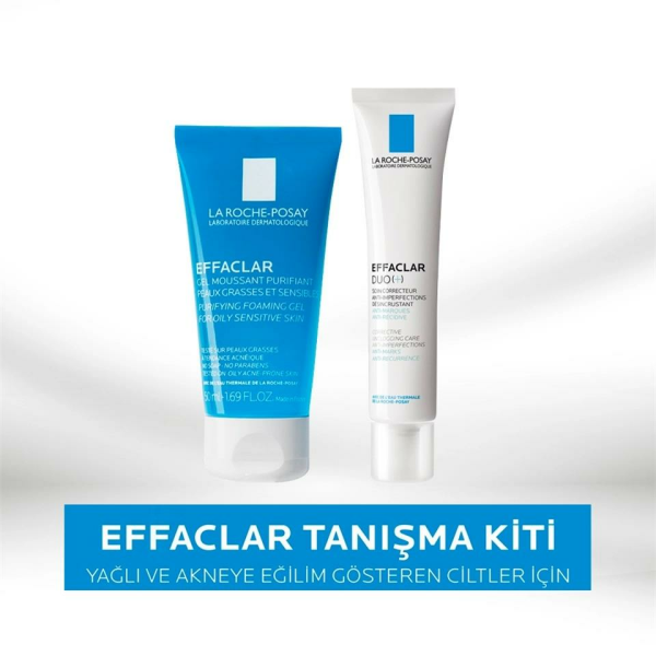 La Roche-Posay Effaclar Duo 15 ml + Effaclar Gel 50 ml Tanışma Kiti