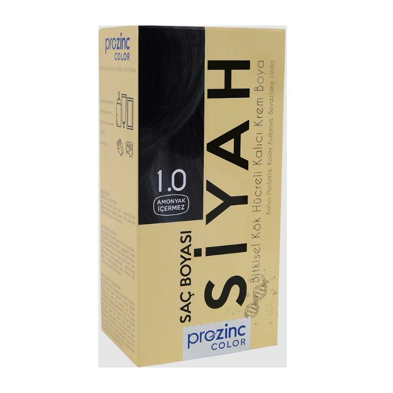 Prozinc Color 1.0 Siyah - Amonyaksız Bitkisel Saç Boyası