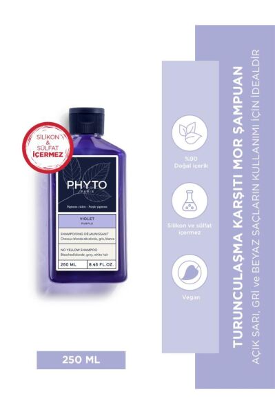 Phyto Violet Purple No Yellow Shampoo 250 ml