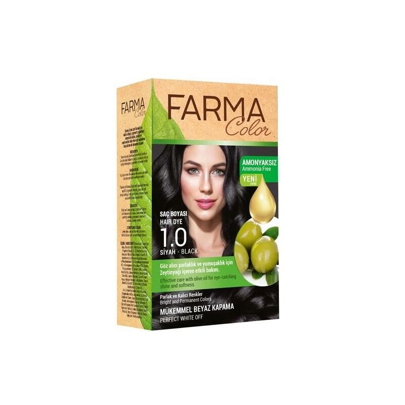 Farmasi Farmacolor Saç Boyası 1.0 Siyah